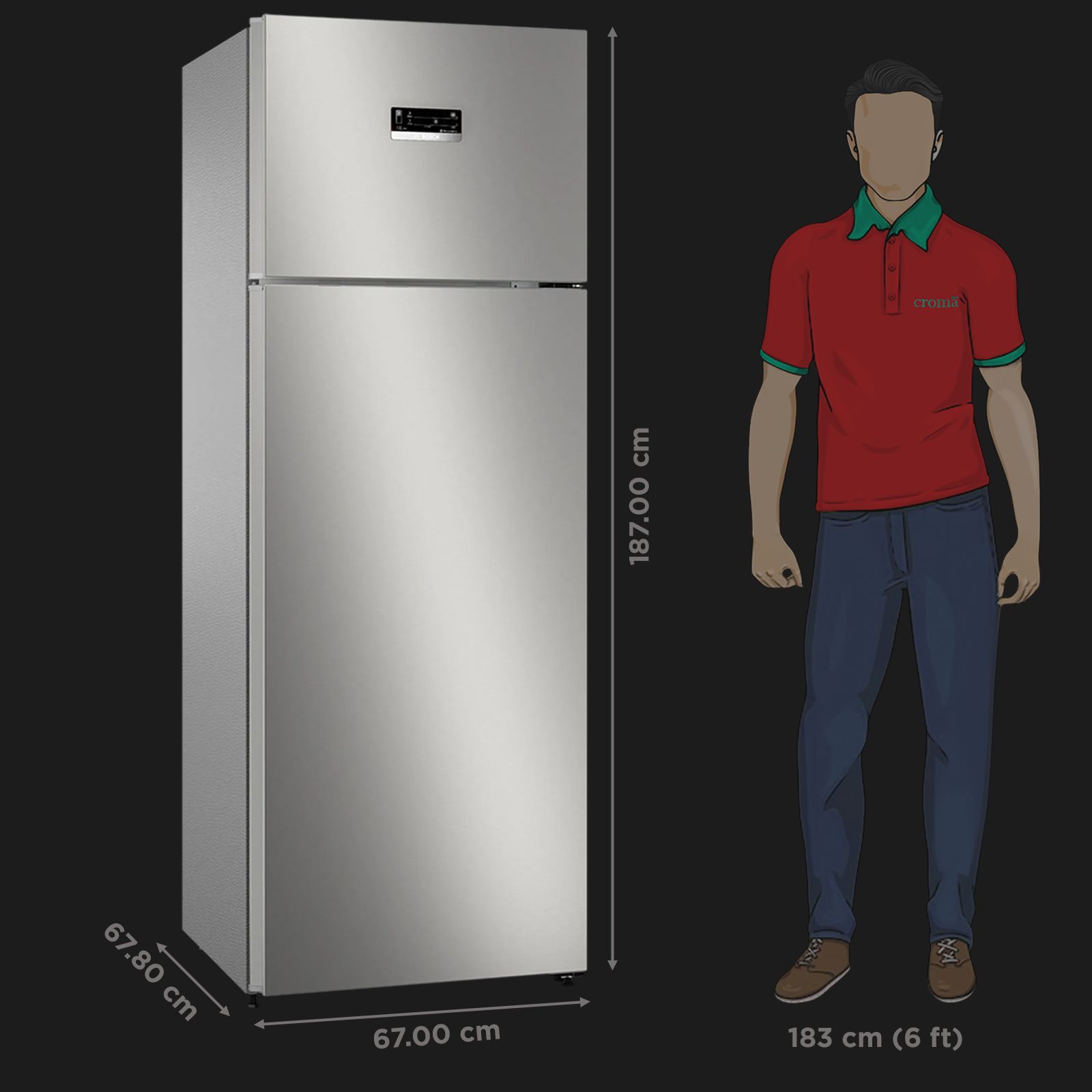 Buy BOSCH Series 4 368 Litres 2 Star Frost Free Double Door